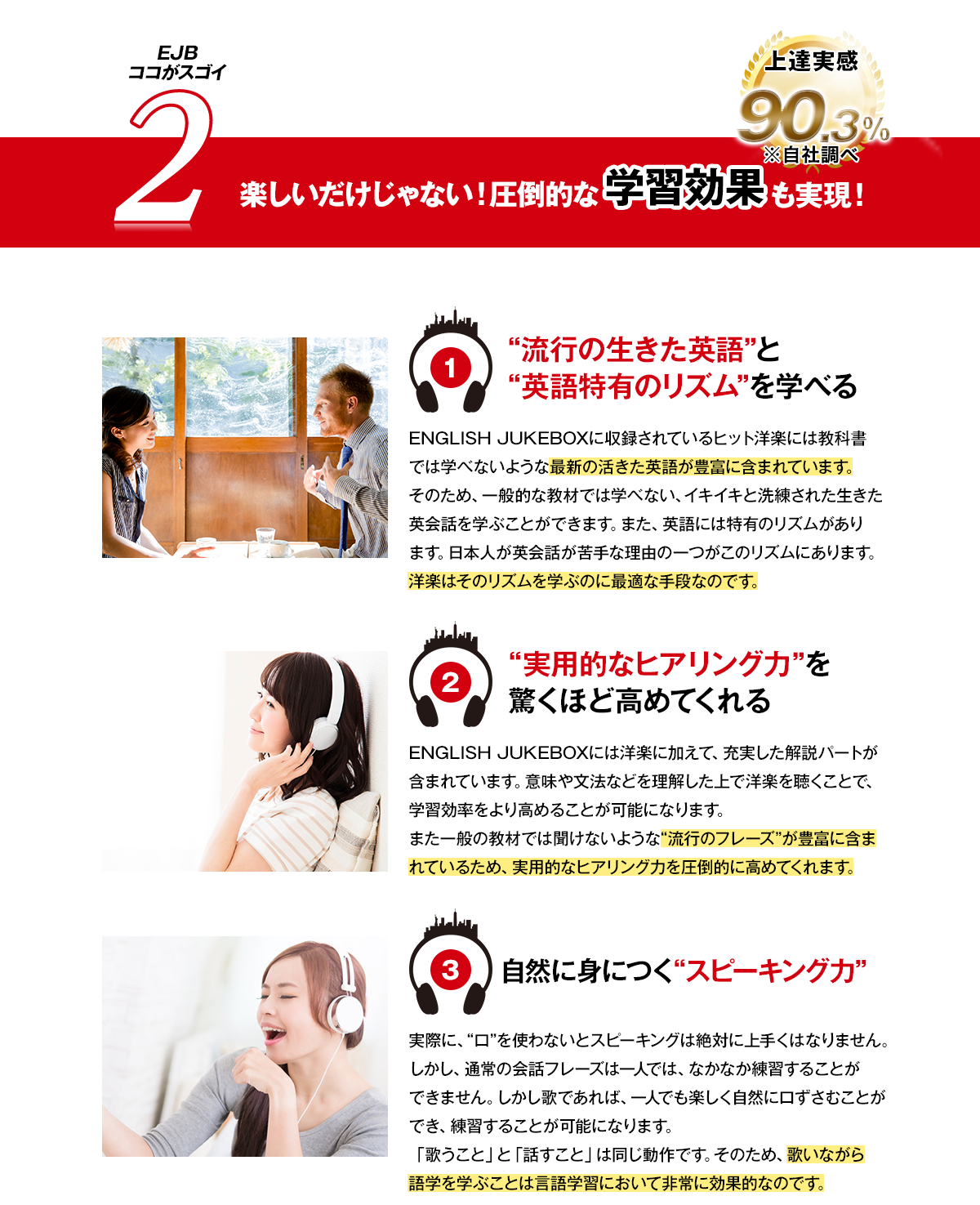 2楽しいだけじゃない!圧倒的な学習効果も実現!