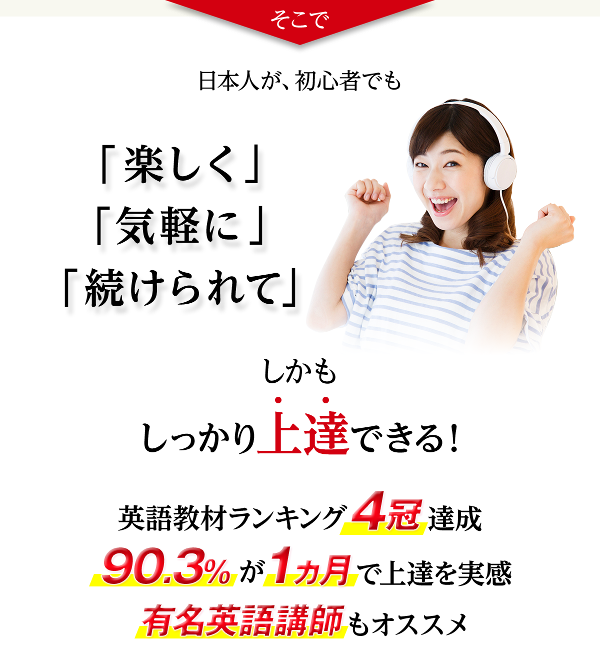 そこで日本人が、初心者でも「楽しく「ラクに」「続けられて」しかもしっかり上達できる!
